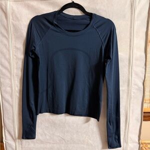 Lululemon Swiftly Long-Sleeve Shirt True Navy Size 8